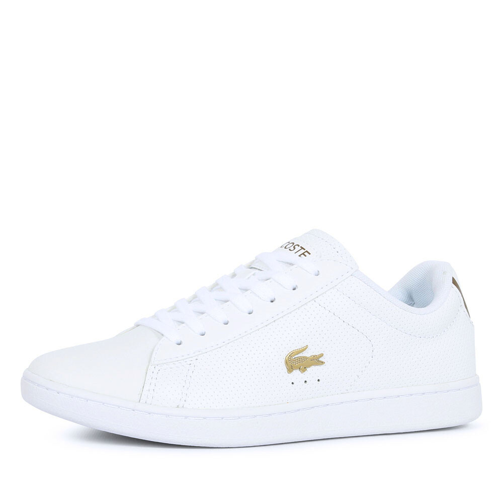 Lacoste carnaby evo dames sneakers wit-37